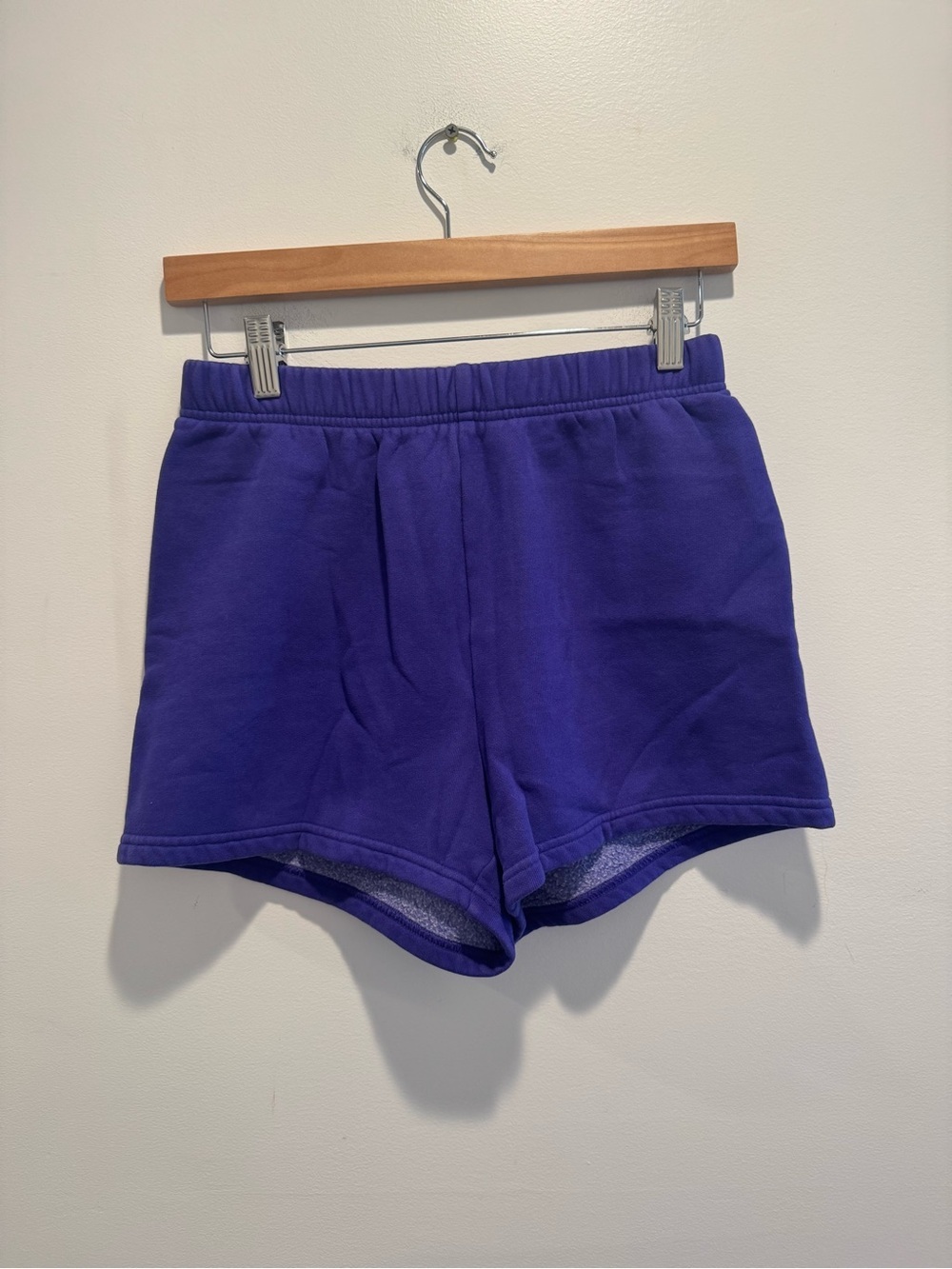 Tna Aritzia Cozy Fleece Purple Shorts